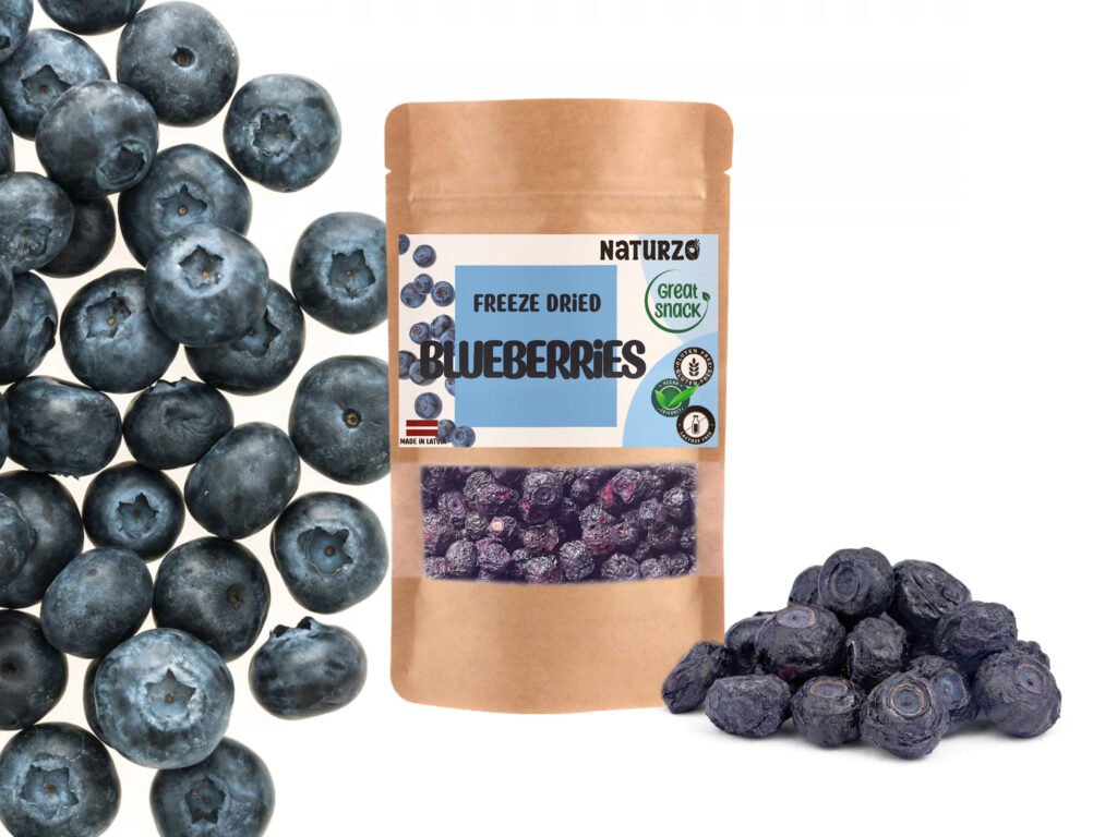 Freeze Dried Blueberries Naturzo