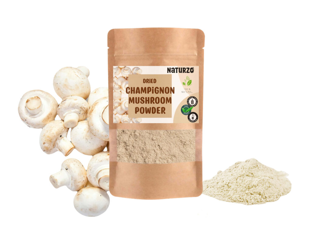 Dried Champignon Mushroom Powder Naturzo