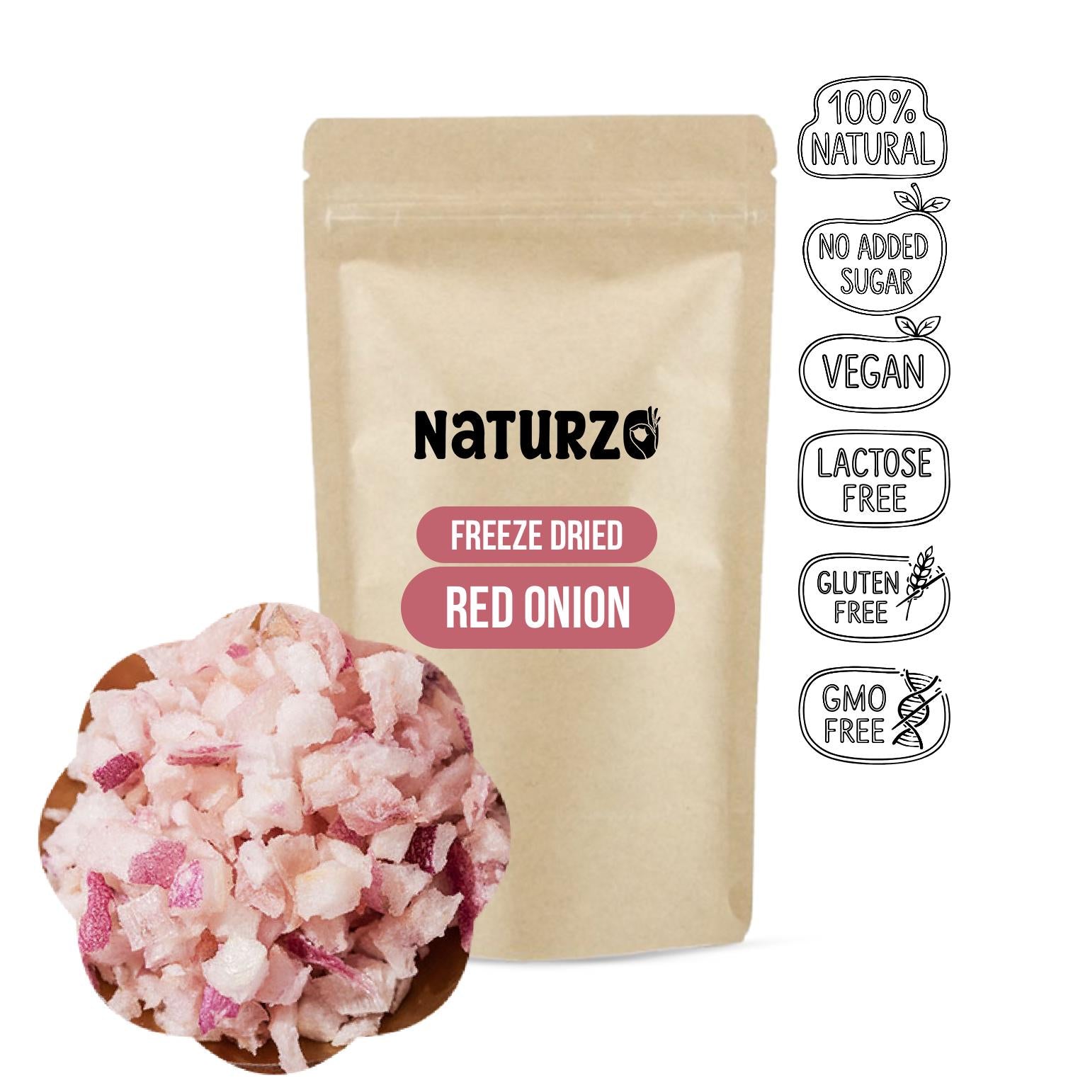 Freeze Dried Red Onion Pieces