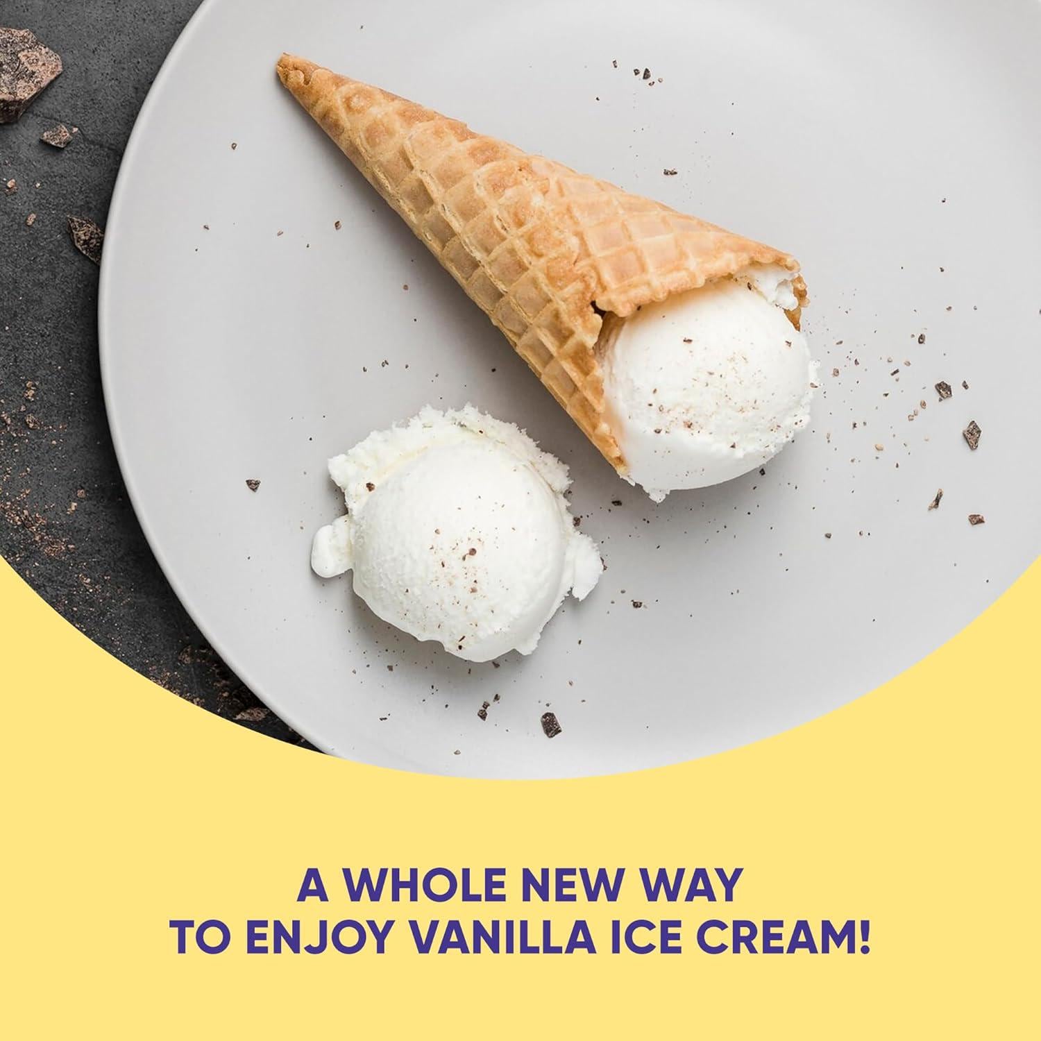 Freeze Dried Ice Cream | Crispy Vanilla Bites