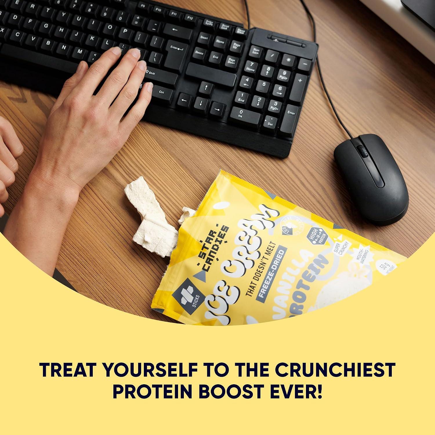 Freeze Dried High Protein Vanilla Ice Cream