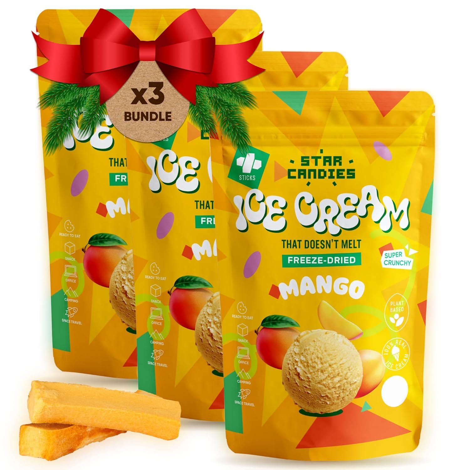 Freeze Dried Mango & Passion Fruit Ice Cream