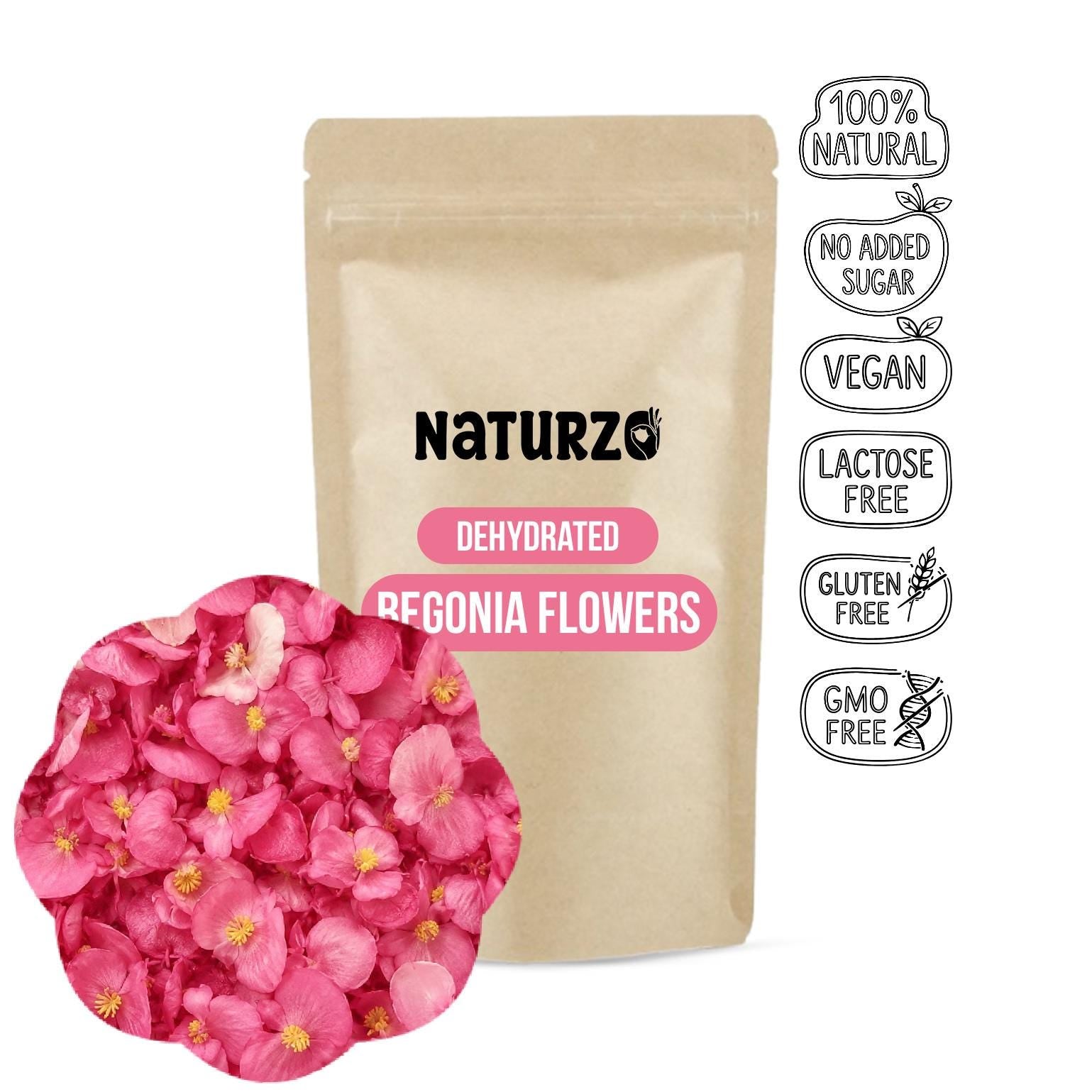 Dried Begonia Flowers (1g)