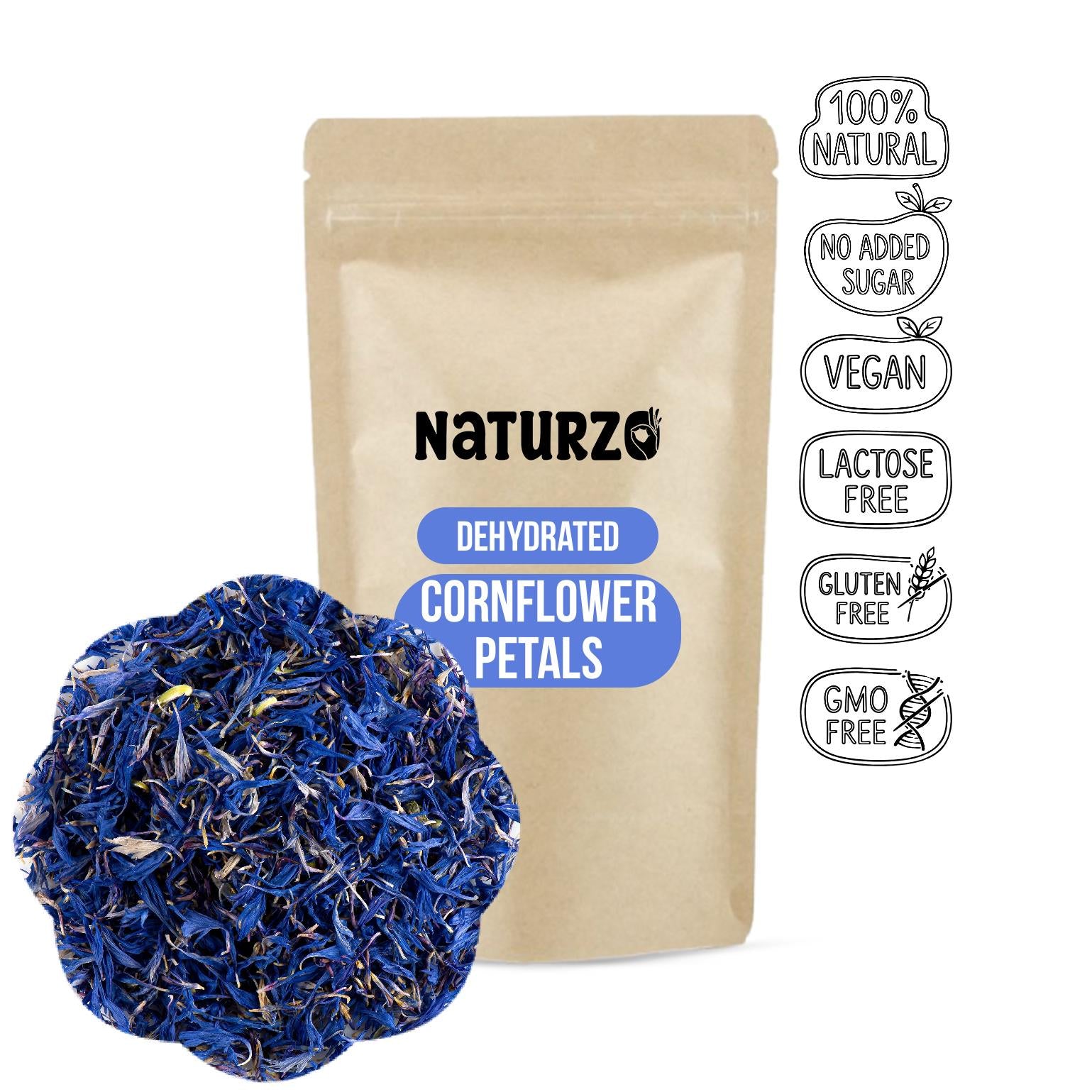 Blue Cornflower Petals (10g)