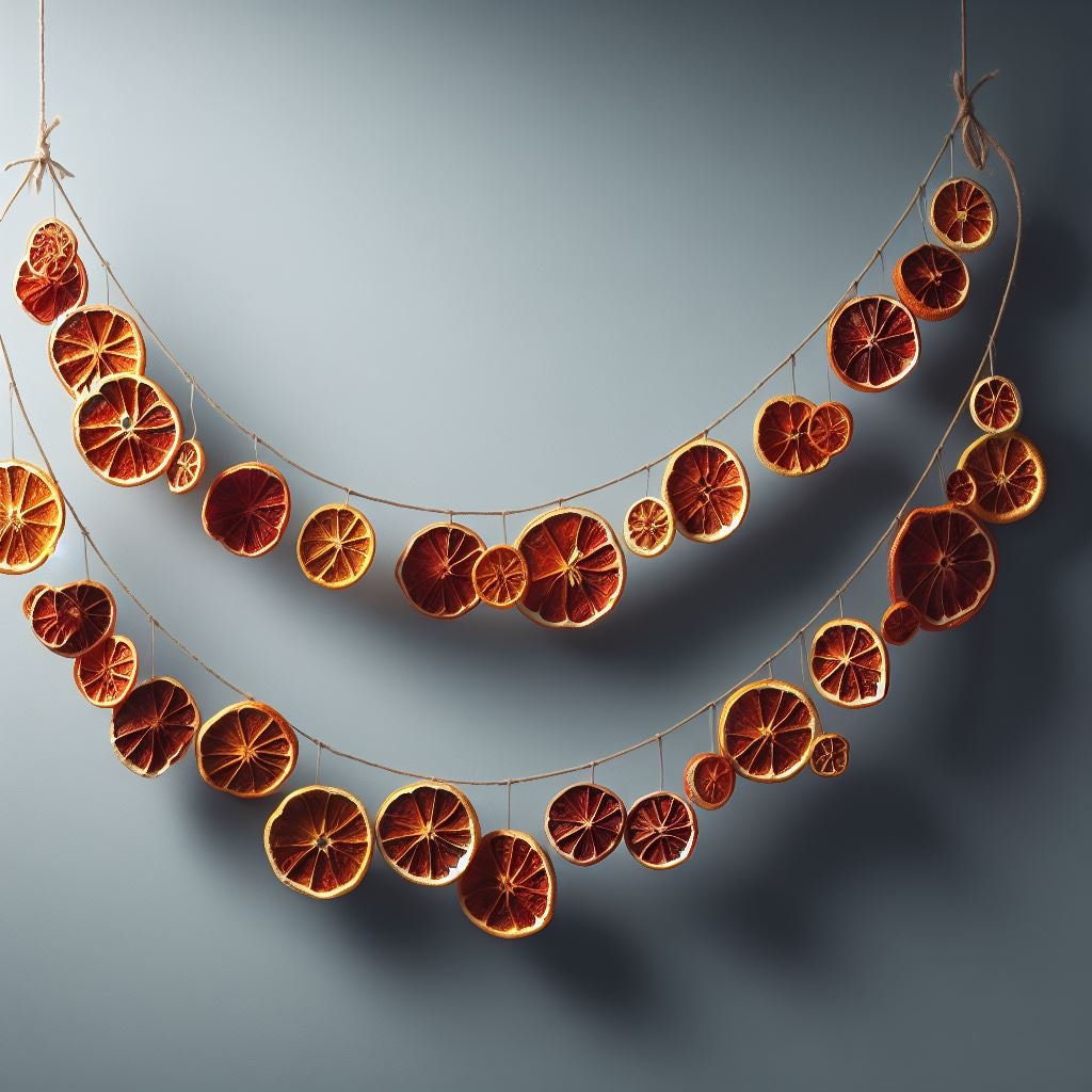 100pcs Dehydrated Orange Slices