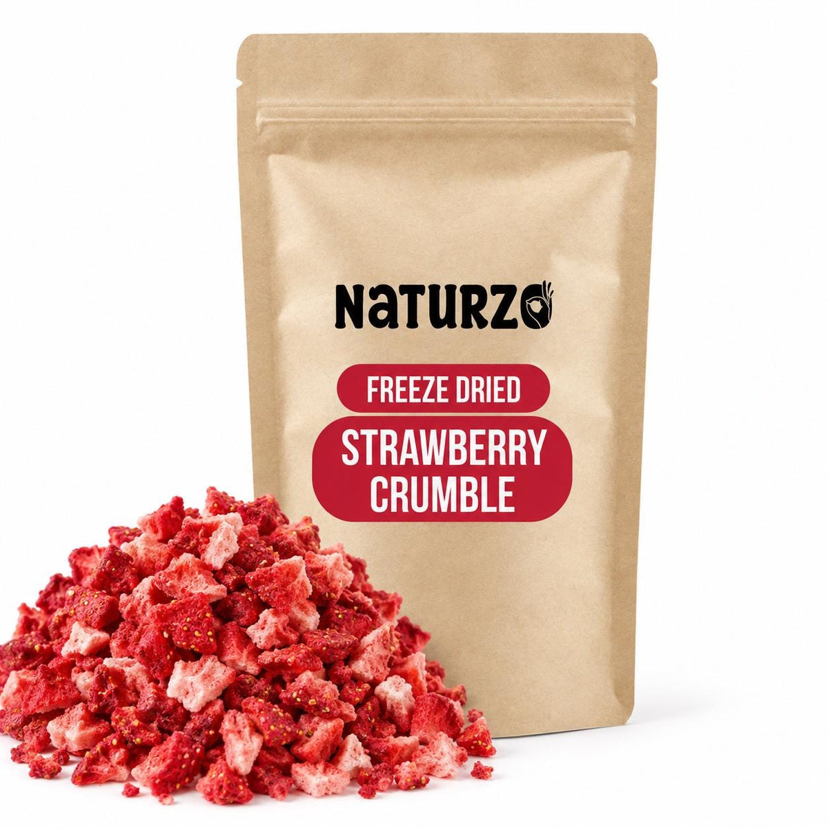 Freeze Dried Strawberry Crumble