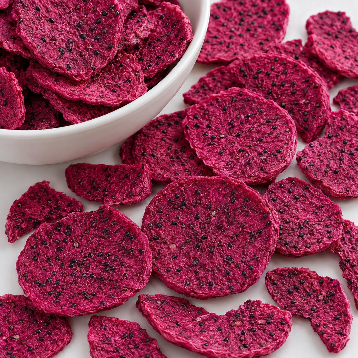 Freeze Dried Pink Pitaya Slices