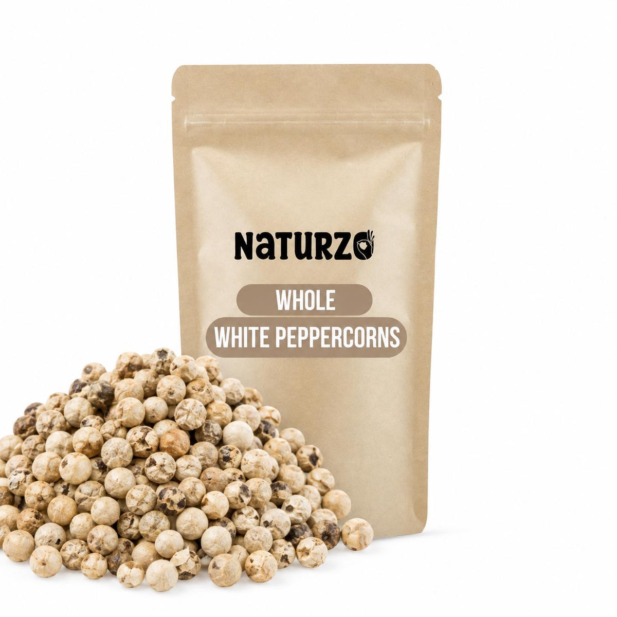Whole White Peppercorns