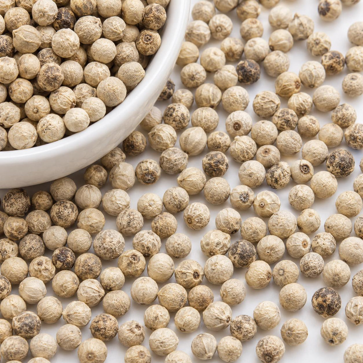Whole White Peppercorns