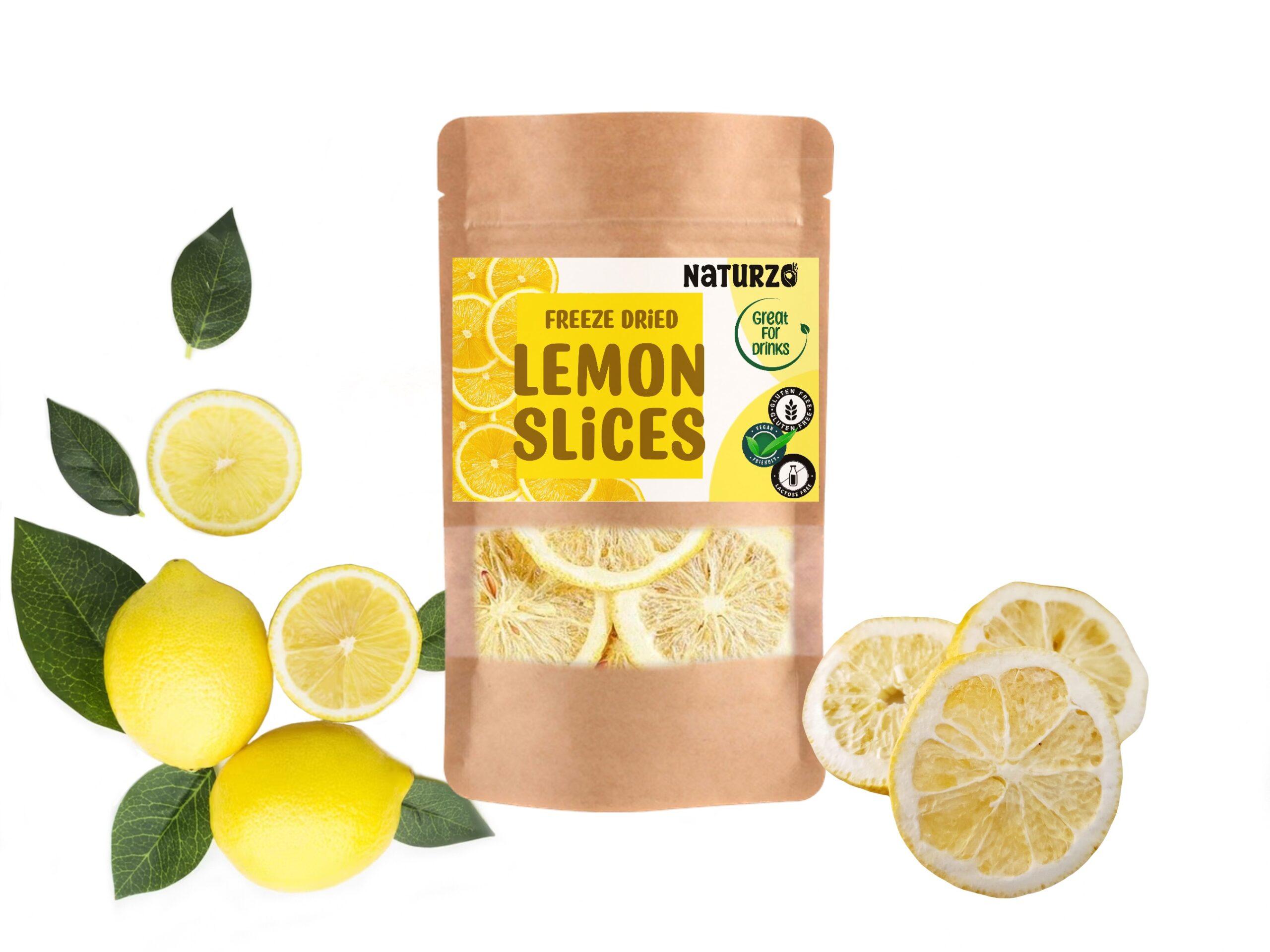 Freeze-Dried Lemon Slices for Water