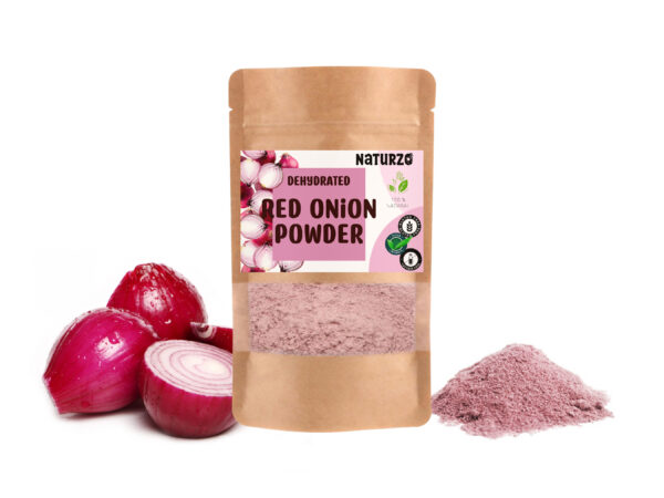 Finely ground red onion powder