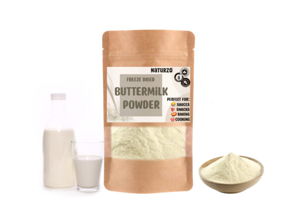 Finely ground buttermilk powder.